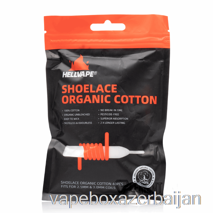 Vape Baku Hellvape Shoelace Organic Cotton Shoelace Organic Cotton